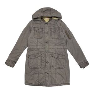 SOLD Marks & Spencer Parka Jacket Coat with Hood Padded Sherpa Lined Girls 13-14